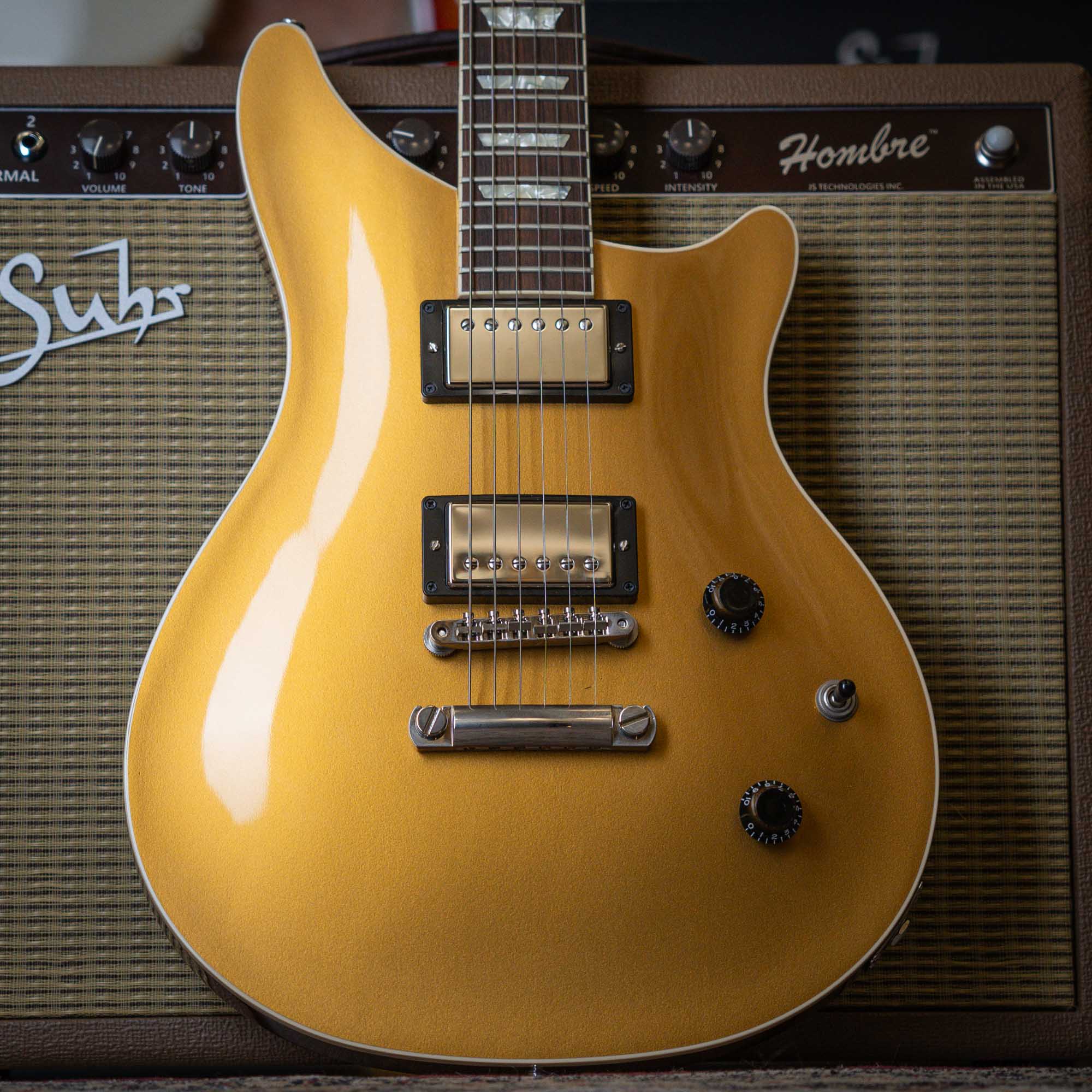 Gibson Custom Shop Modern Double Cut Prototype Gold Top 2017 Guitarra El ctrica