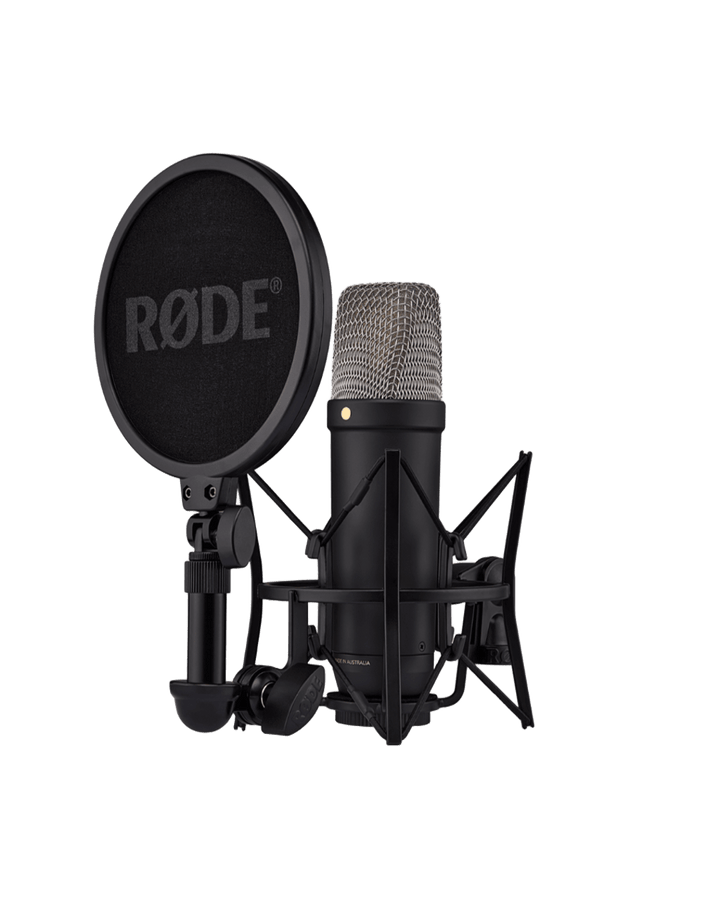 Rode NT1 5th Generation Black - Micrófono condensador de estudio, XLR-USBC