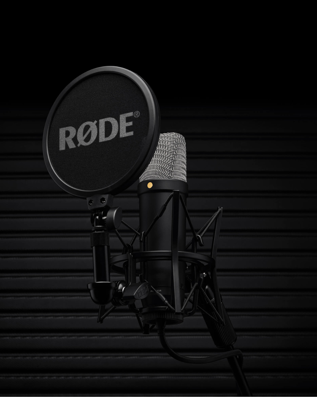 Rode NT1 5th Generation Black - Micrófono condensador de estudio, XLR-USBC
