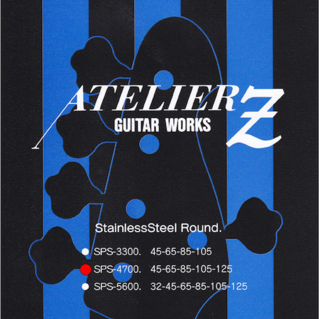 Atelier Z Stainless Steel Round 5 (45-130) - Cuerdas de Bajo Eléctrico | Las Atelier Z Stainless Steel Roundwound son las cuerdas que equipan de fábrica a los bajos Atelier Z, y se han convertido en un clásico entre bajistas de todo el mundo por más de 20