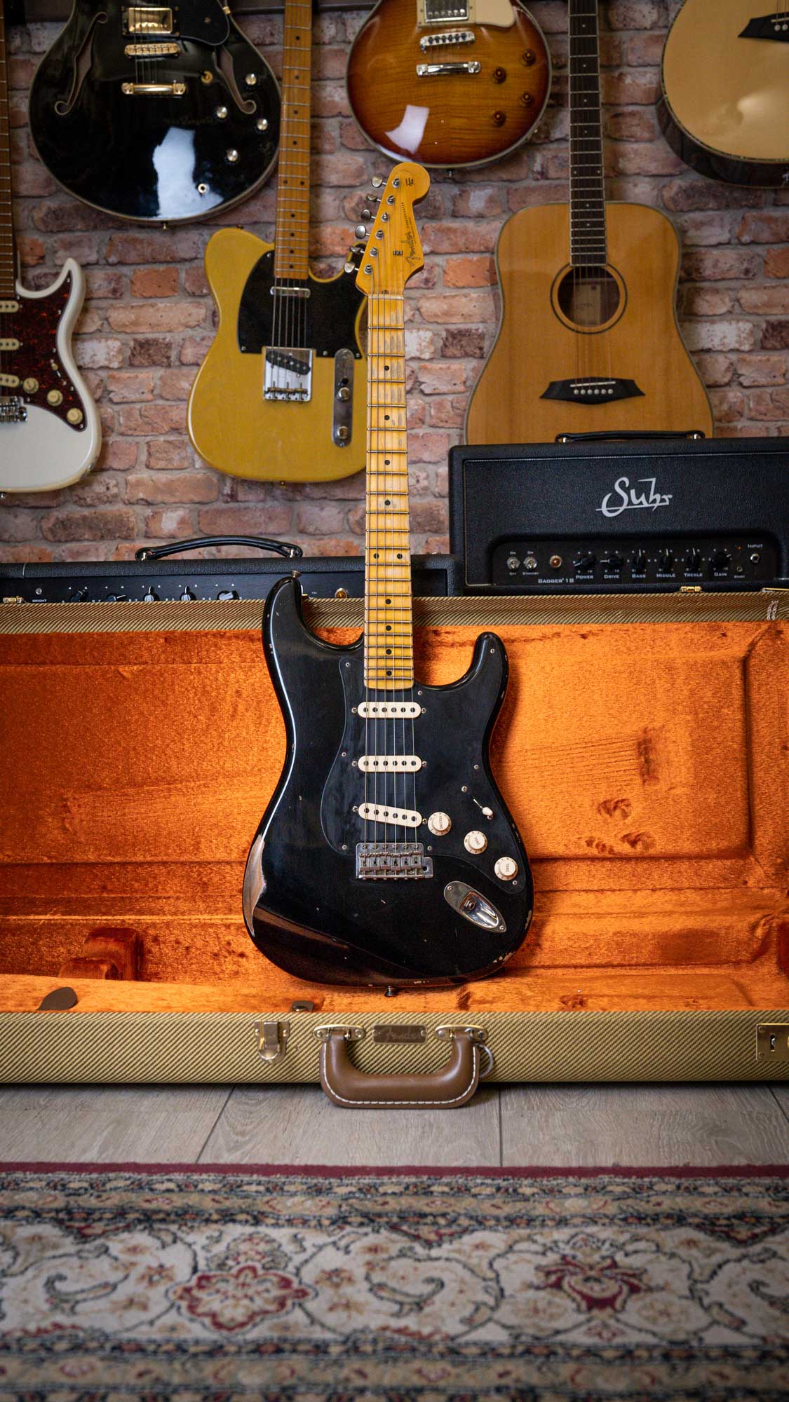 Fender Custom Shop Stratocaster '57 Reissue Relic Black 2019