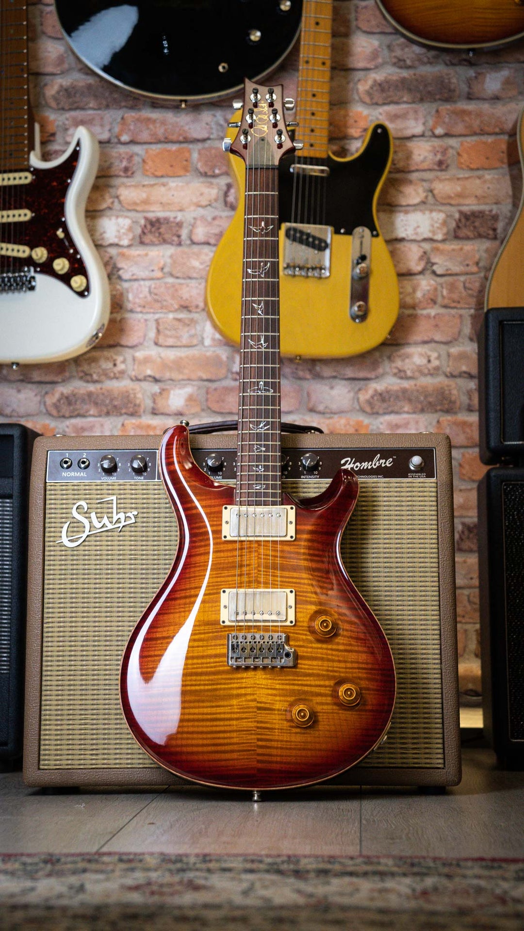 PRS Custom 22 Vintage Sunburst 10-Top 2008 - Guitarra Eléctrica