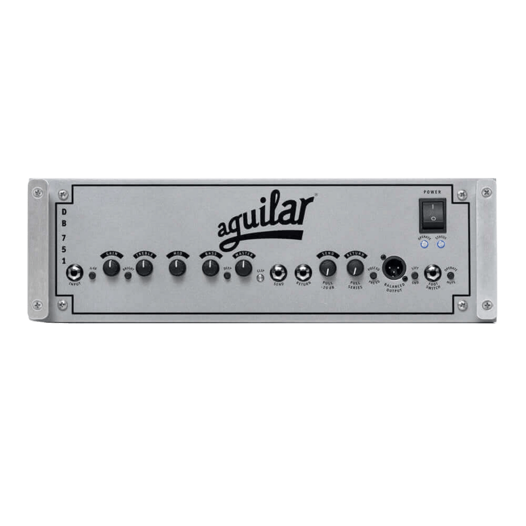 Aguilar DB751 - Amplificador de Bajo | El DB® 751 combina el legendario tono a Tubos del DB® 750 con un mayor control de ecualización. Una combinación perfecta de potencia bruta y excelente tono, el DB® 751 continúa el legado establecido por el mundialmen