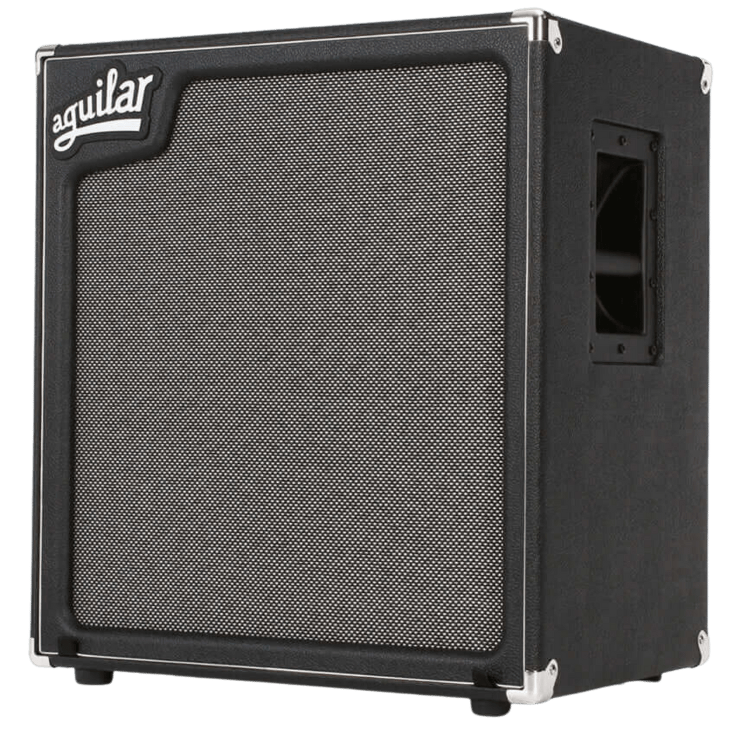 Aguilar SL 410x - Gabinete de Bajo | The SL 410x offers an unprecedented balance of performance and weight. In fact, at only 49 lbs. (22.23 kg), this compact cabinet is almost half the weight of a traditional 410 bass cabinet! This cabinet is available in