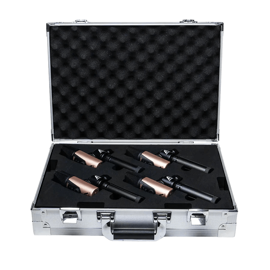 Apogee HypeMic - Kit de podcast | Los kits de podcast de Apogee son la solución integral definitiva para creadores de todos los niveles. Cada kit incluye 4 micrófonos USB premium, un concentrador USB para una conectividad multimicrófono fluida y cables la