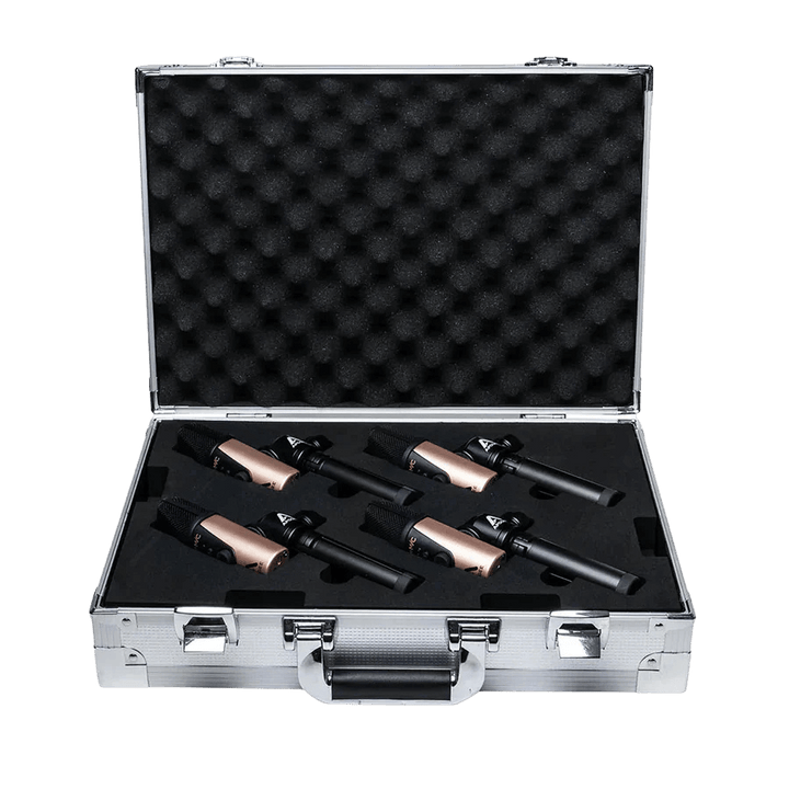 Apogee HypeMic - Kit de podcast | Los kits de podcast de Apogee son la solución integral definitiva para creadores de todos los niveles. Cada kit incluye 4 micrófonos USB premium, un concentrador USB para una conectividad multimicrófono fluida y cables la