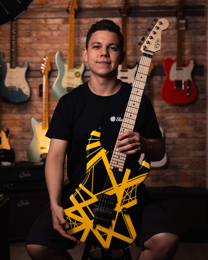 EVH Stripe Black Yellow 2013