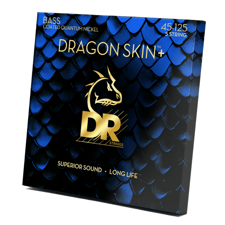 DR Strings Dragon Skin+ (45-125) - Cuerdas de Bajo Eléctrico