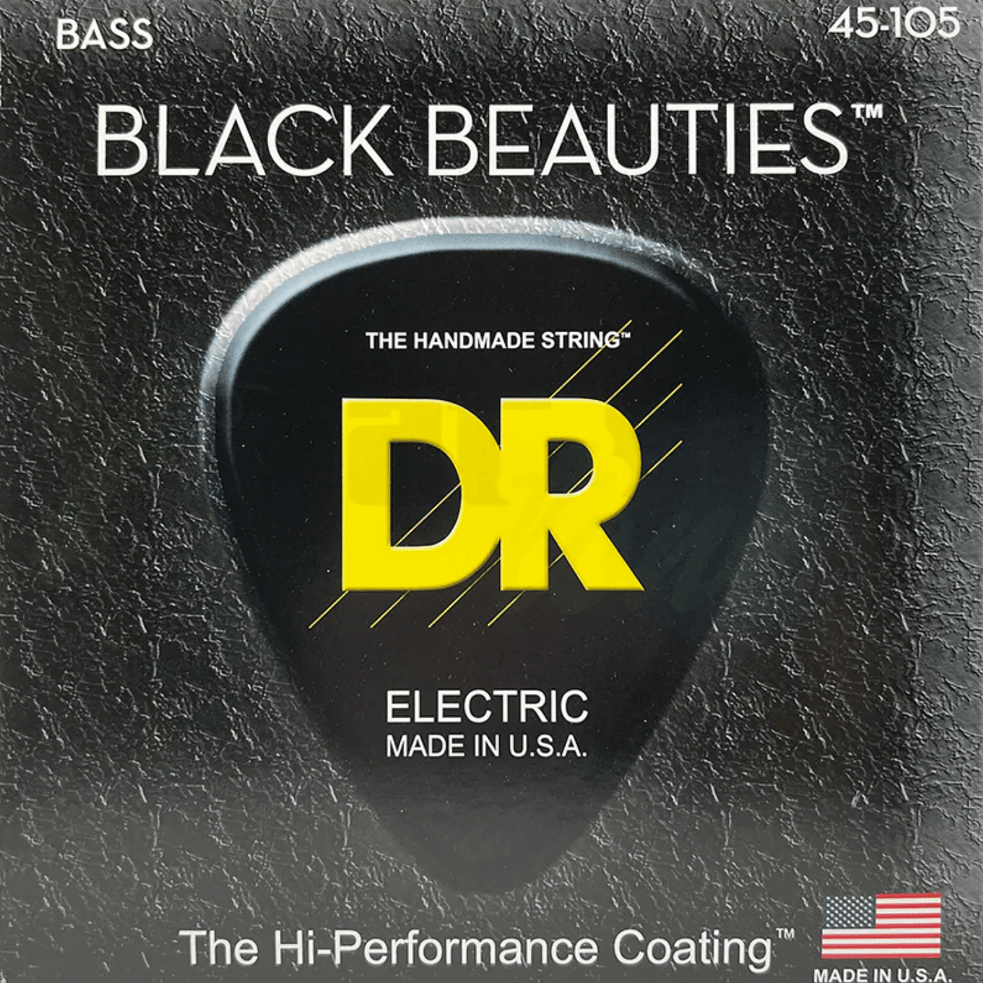 DR Strings Black Beauties 4 (45-105) Cuerdas de Bajo Eléctrico