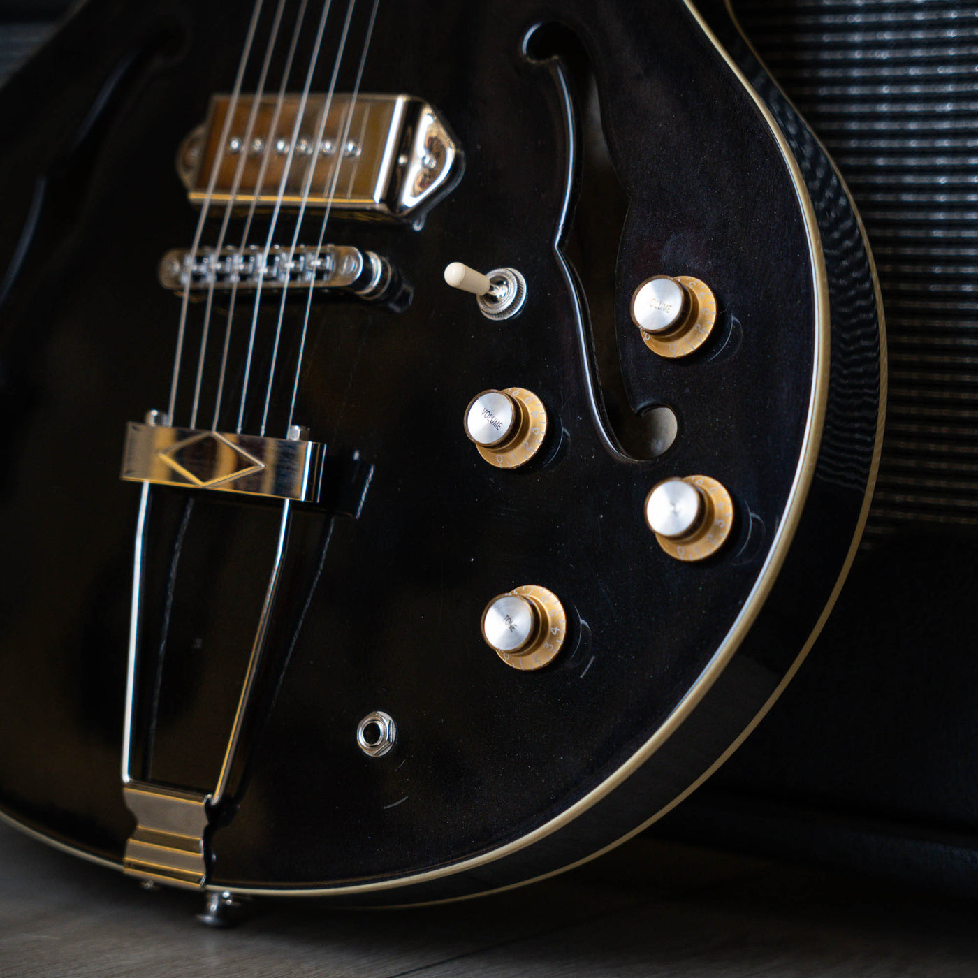 Epiphone Casino Worn Ebony - Guitarra Eléctrica