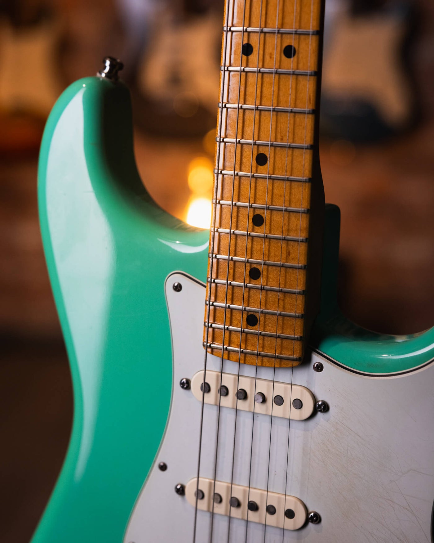 Fender Custom Shop DLX Stratocaster Seafoam Green 2012 - Guitarra Eléctrica