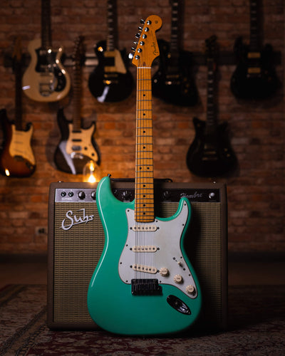 Fender Custom Shop DLX Stratocaster Seafoam Green 2012 - Guitarra Eléctrica