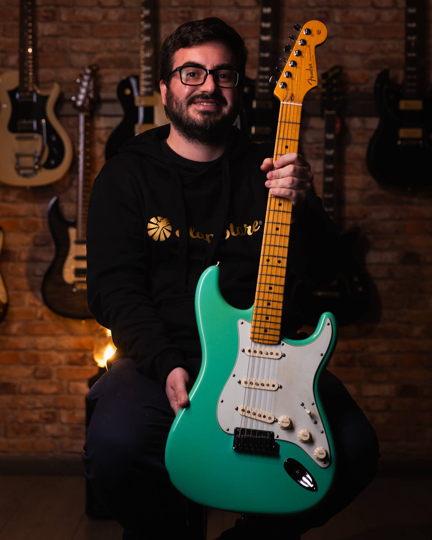 Fender Custom Shop DLX Stratocaster Seafoam Green 2012 - Guitarra Eléctrica