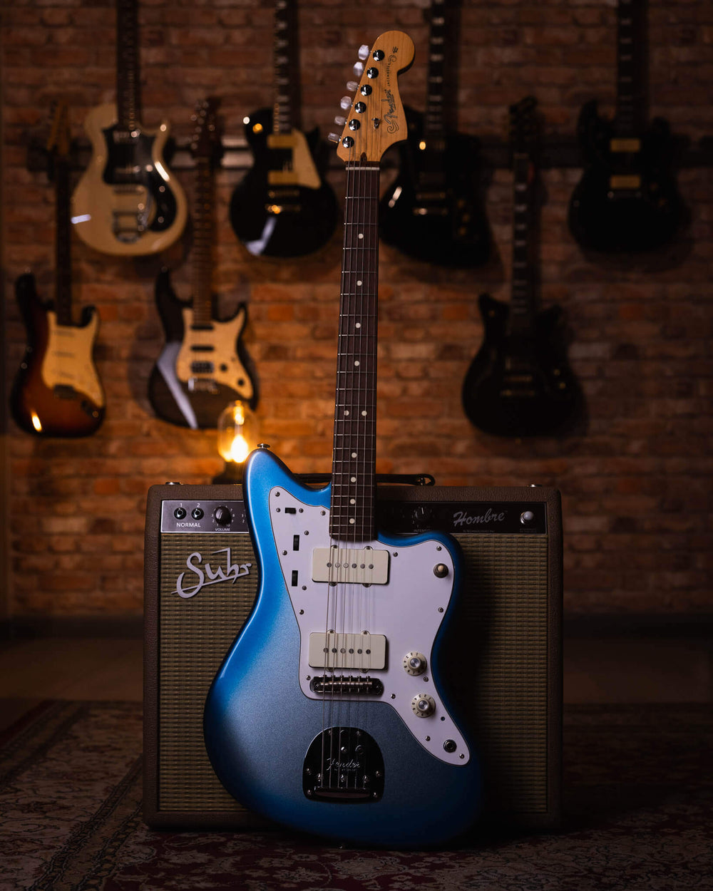 Fender Jazzmaster American Professional MOD Sky Burst Metallic 2022 - Guitarra Eléctrica | Esta Jazzmaster Cuenta con un par de Mods que la hacen muy especial: Cuerpo: Fender Jazzmaster American Pro LTD edition Sky Burst Metallic Neck: Fender Jazzmaster A
