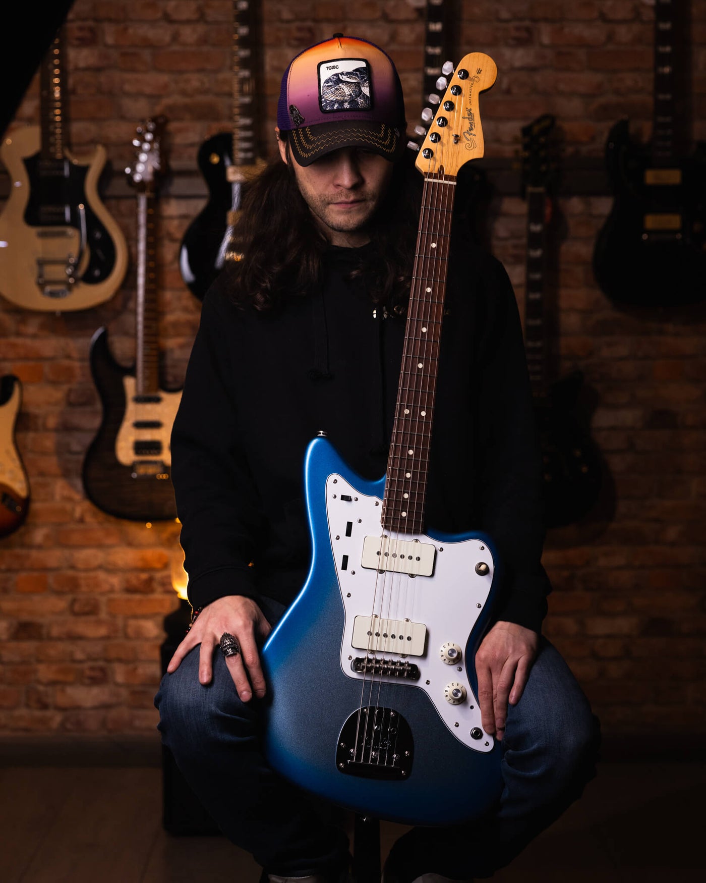Fender Jazzmaster American Professional MOD Sky Burst Metallic 2022 - Guitarra Eléctrica