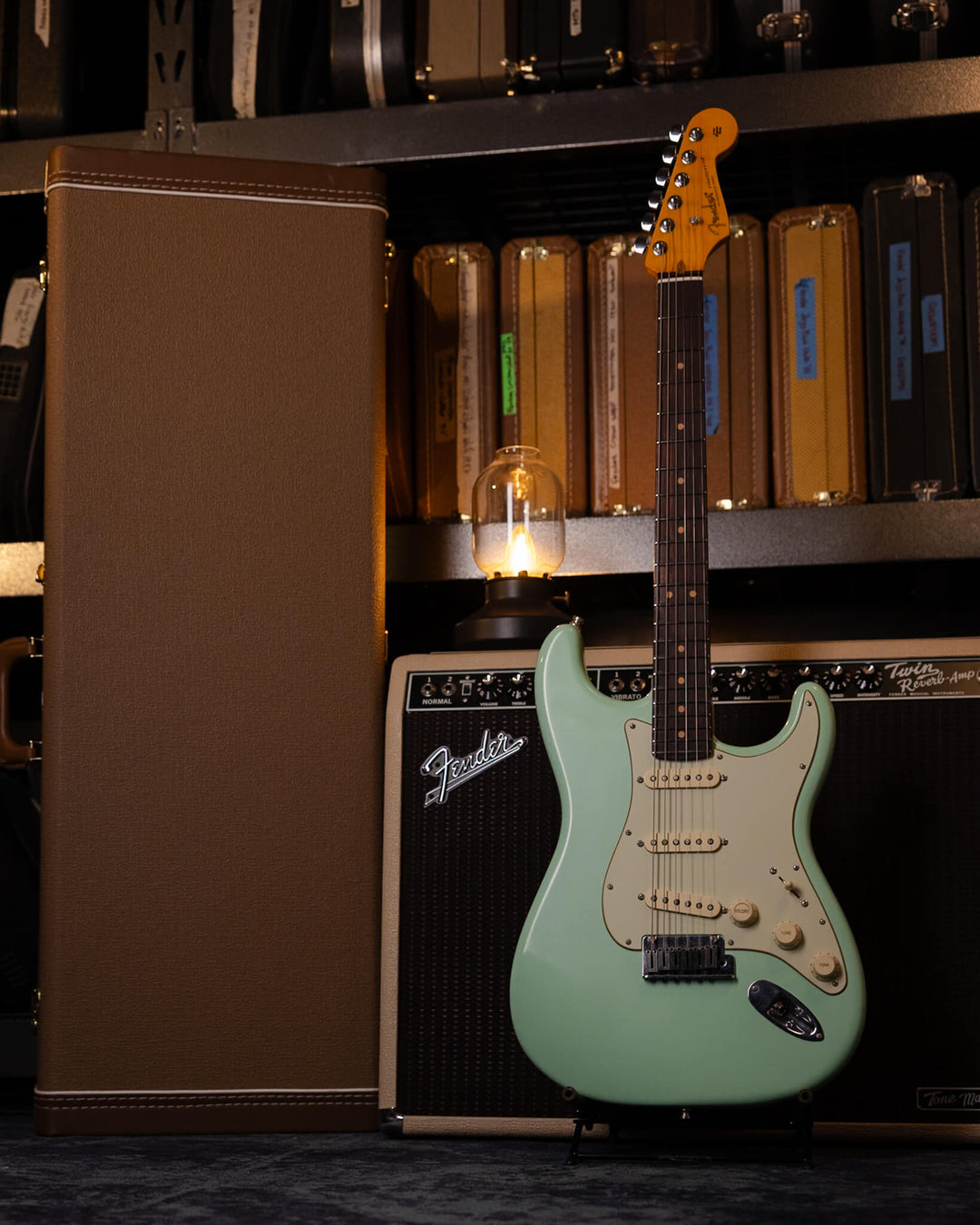 Fender Stratocaster American Ultra Luxe Vintage '60s Surf Green 2025