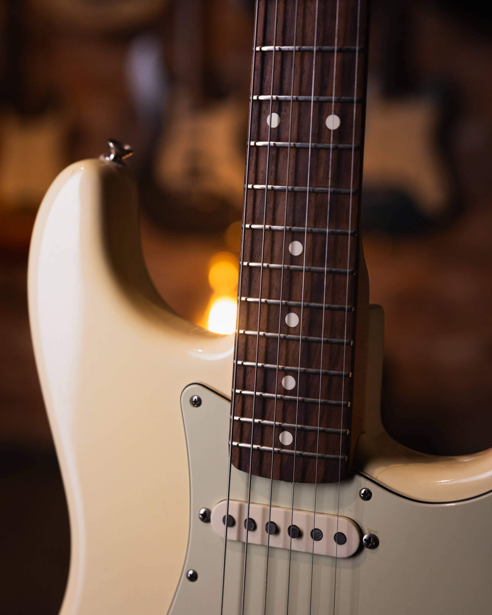 Fender Stratocaster American Vintage Olympic White '97 - Guitarra
