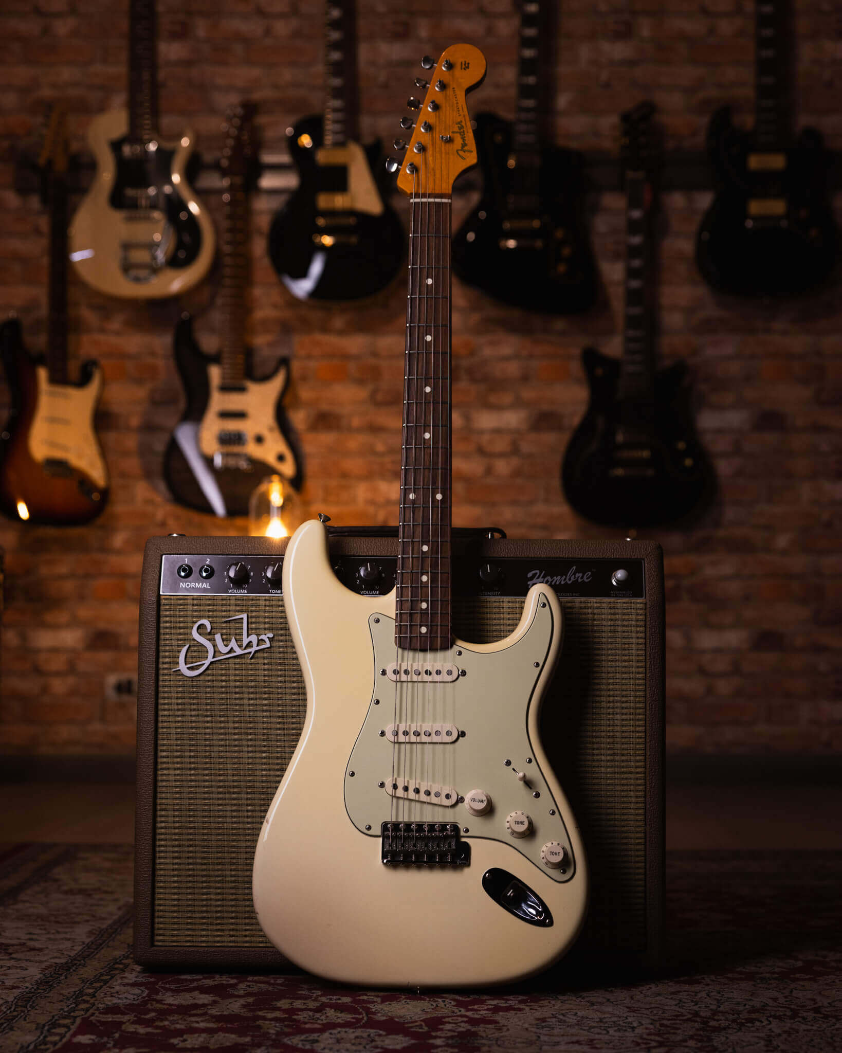 m*u様 Fender Stratocaster アイボリー Fender Stratocaster American Vintage Olympic White '97 - Guitarra