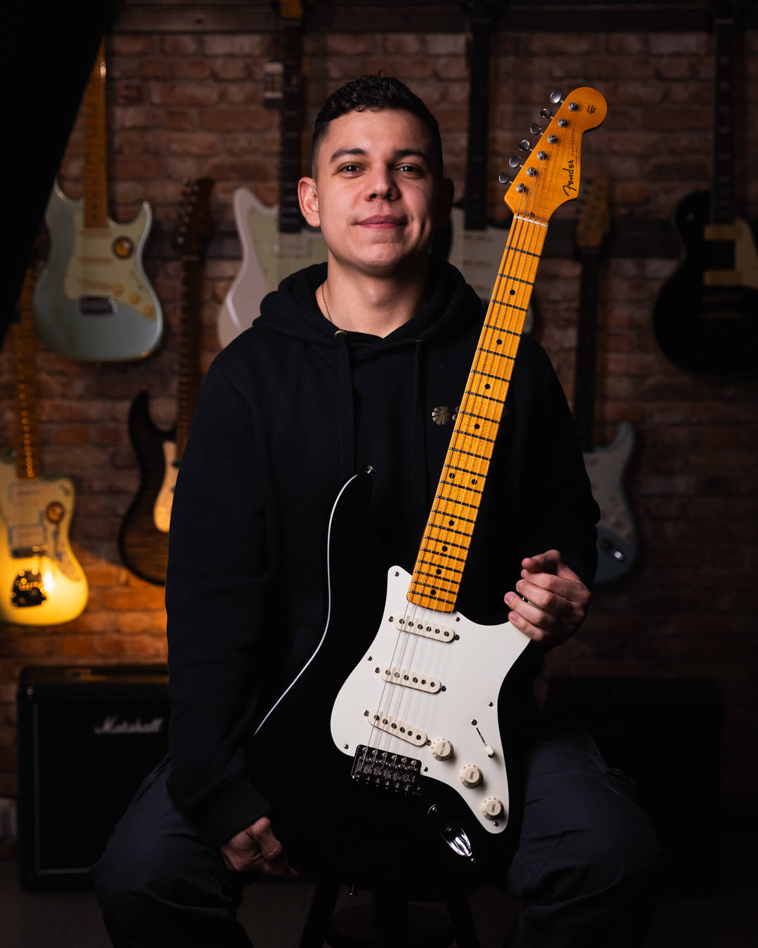 Fender Stratocaster Eric Johnson Black 2007