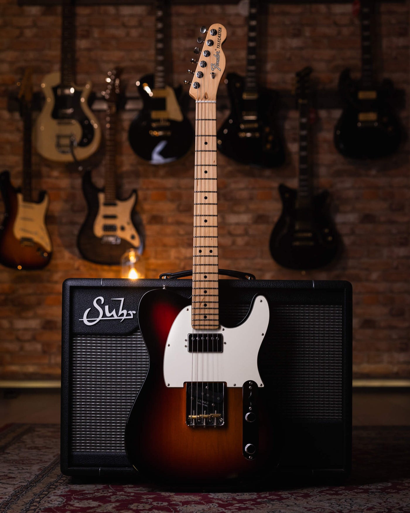 Fender Telecaster American Performer HUM Sunburst 2018 - Guitarra Eléctrica