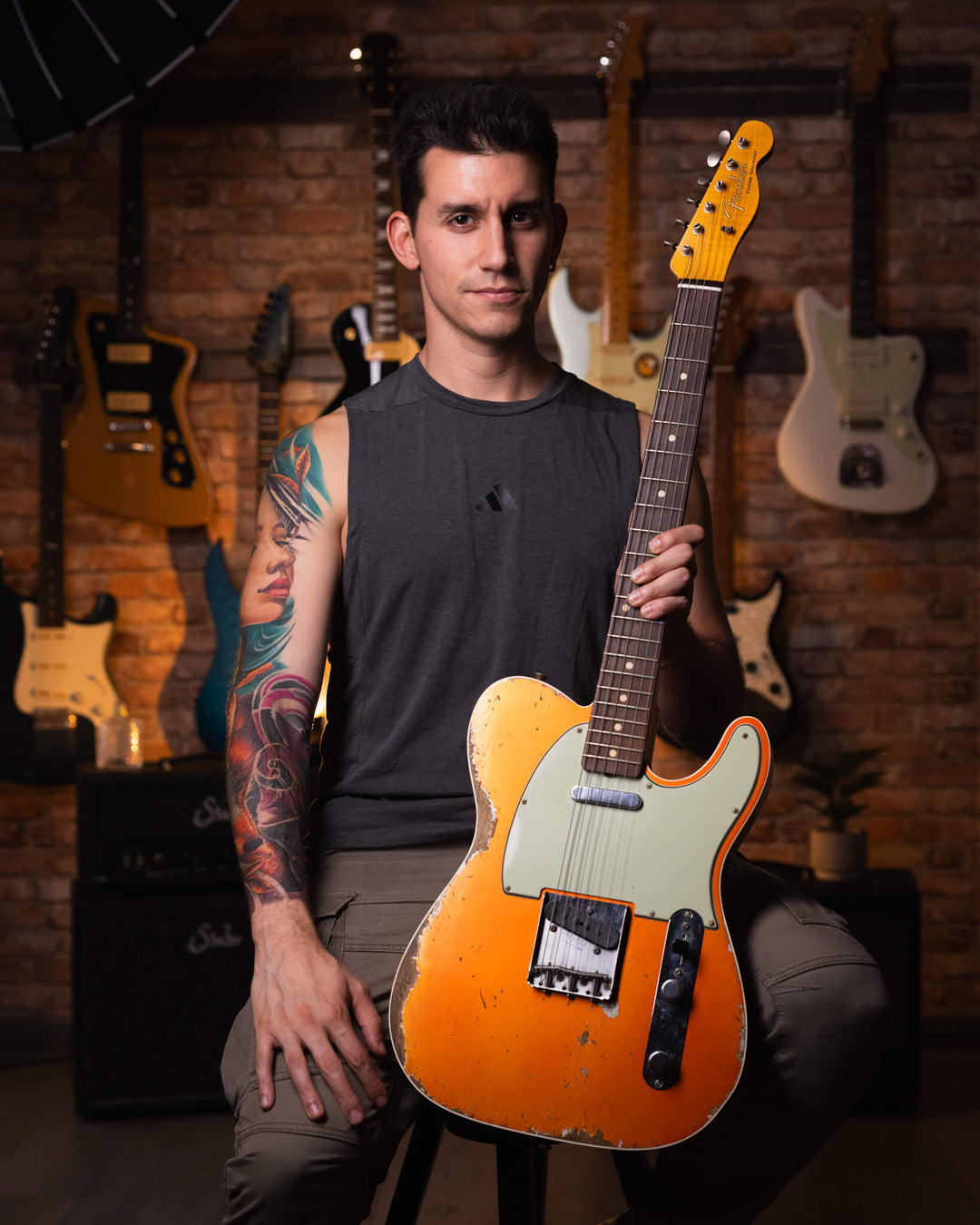 Fender Telecaster Custom Heavy Relic Candy Tangerine 2019