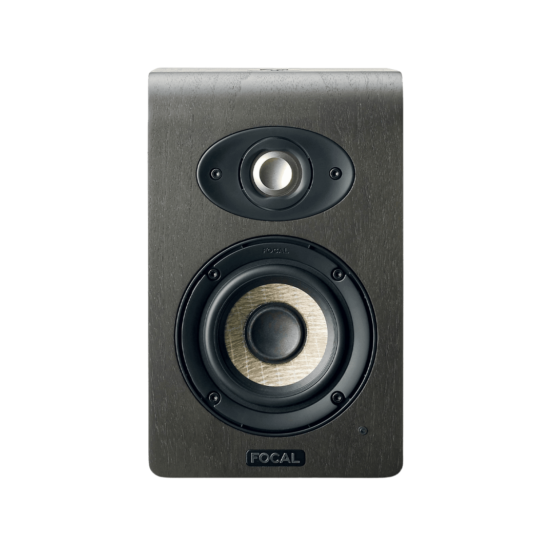 Focal Shape 40 - Monitor Estudio Activo 4" | Monitor de estudio activo de 2 vías, ideal para espacios pequeños y monitoreo de campo cercano. Cuenta con un woofer de 4″ con cono de lino y un tweeter de aluminio-magnesio de 1″ en cúpula invertida. Ofrece un