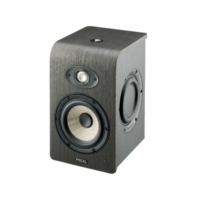 Focal Shape 50 - Monitor Estudio Activo 5" | Monitor de estudio activo de 2 vías diseñado para campo cercano. Incorpora un woofer de 5" con cono de lino, tweeter de cúpula invertida y dos radiadores pasivos laterales. Ofrece una respuesta en frecuencia de