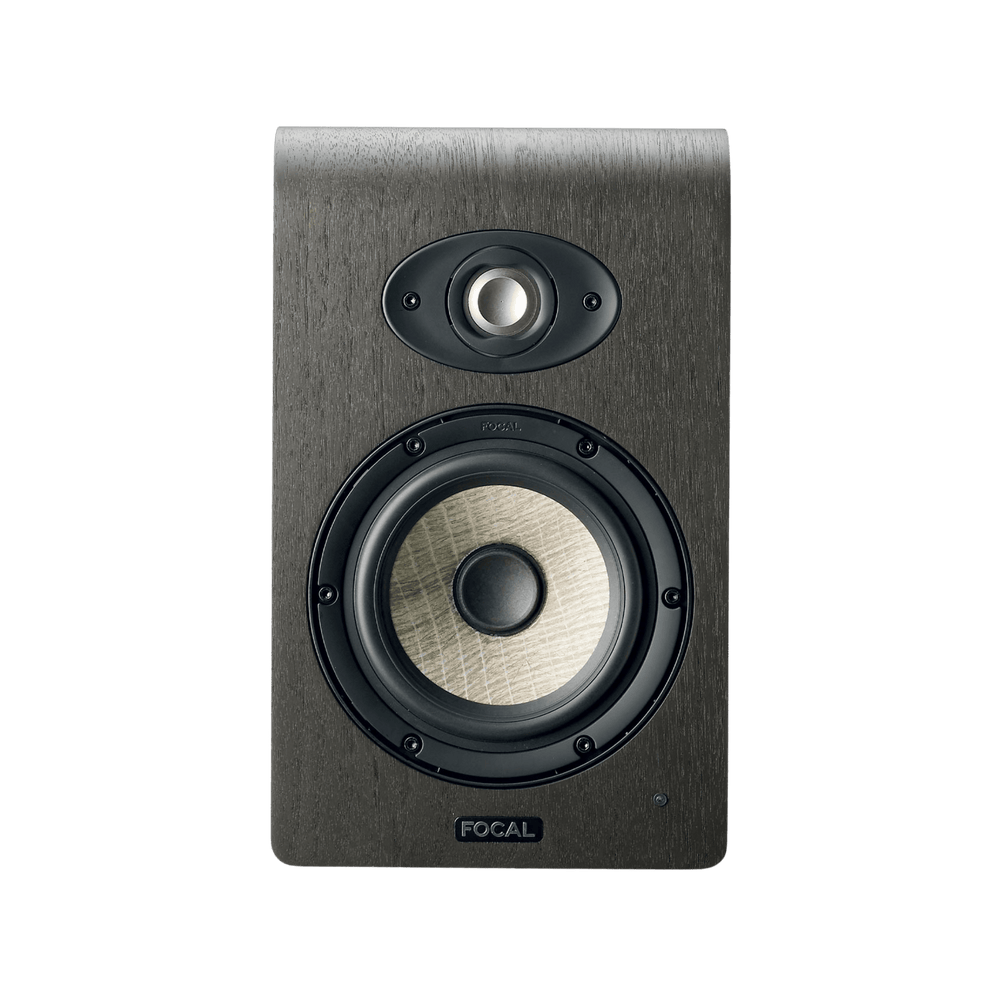 Focal Shape 50 - Monitor Estudio Activo 5" | Monitor de estudio activo de 2 vías diseñado para campo cercano. Incorpora un woofer de 5" con cono de lino, tweeter de cúpula invertida y dos radiadores pasivos laterales. Ofrece una respuesta en frecuencia de