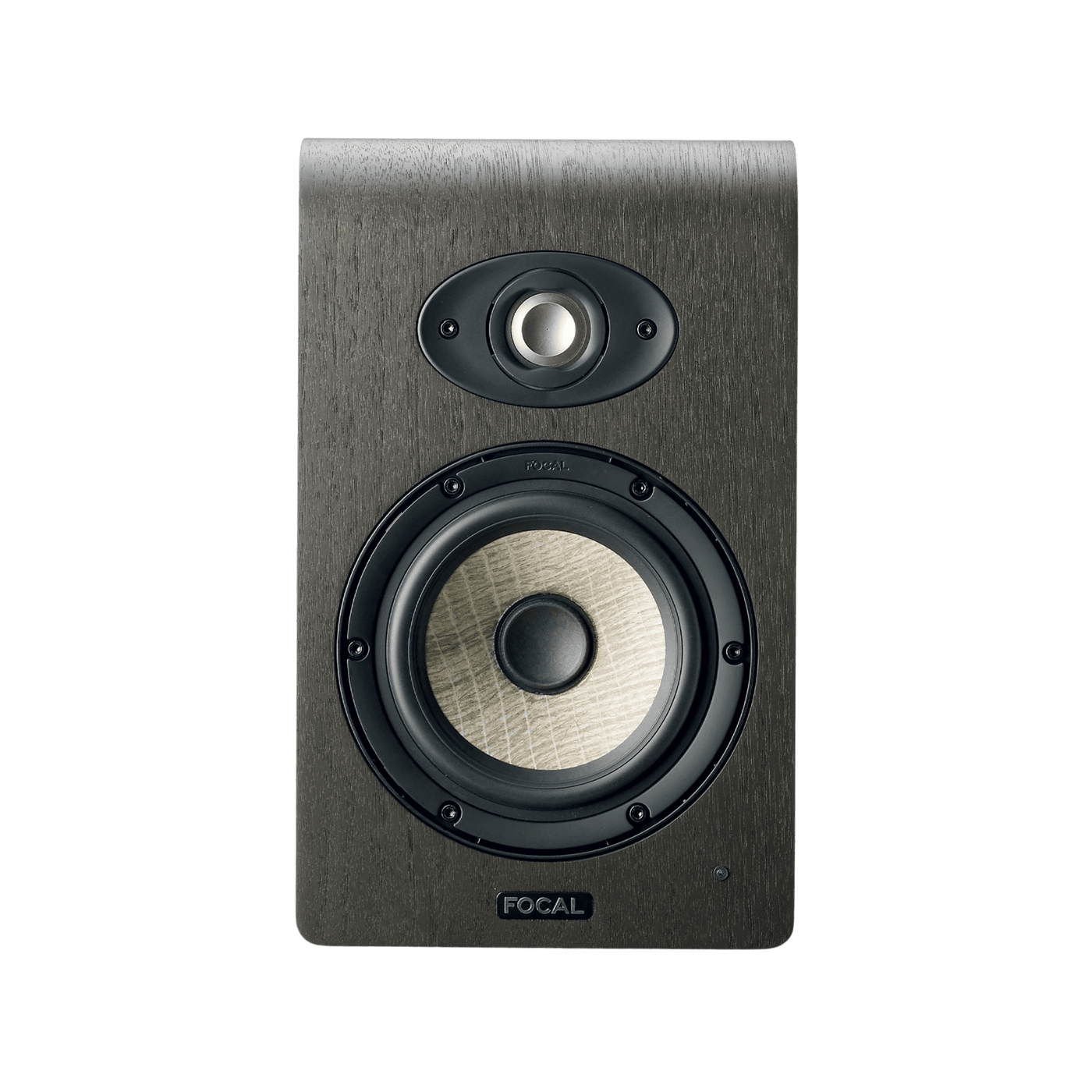 Focal Shape 50 - Monitor Estudio Activo 5" | Monitor de estudio activo de 2 vías diseñado para campo cercano. Incorpora un woofer de 5" con cono de lino, tweeter de cúpula invertida y dos radiadores pasivos laterales. Ofrece una respuesta en frecuencia de