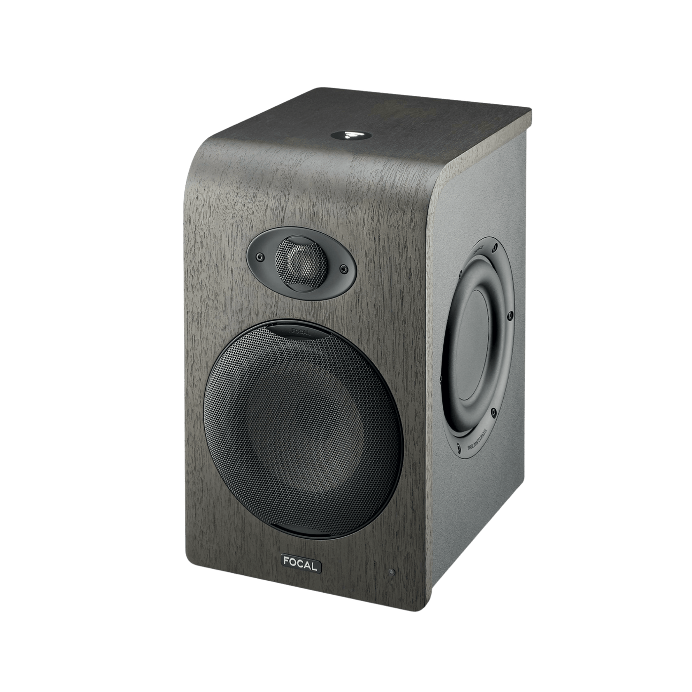 Focal Shape 65 - Monitor Estudio Activo 6.5" | Monitor de estudio activo de 2 vías diseñado para campo cercano. Incorpora un woofer de 6.5" con cono de lino, tweeter de cúpula invertida y dos radiadores pasivos laterales. Ofrece una respuesta en frecuenci