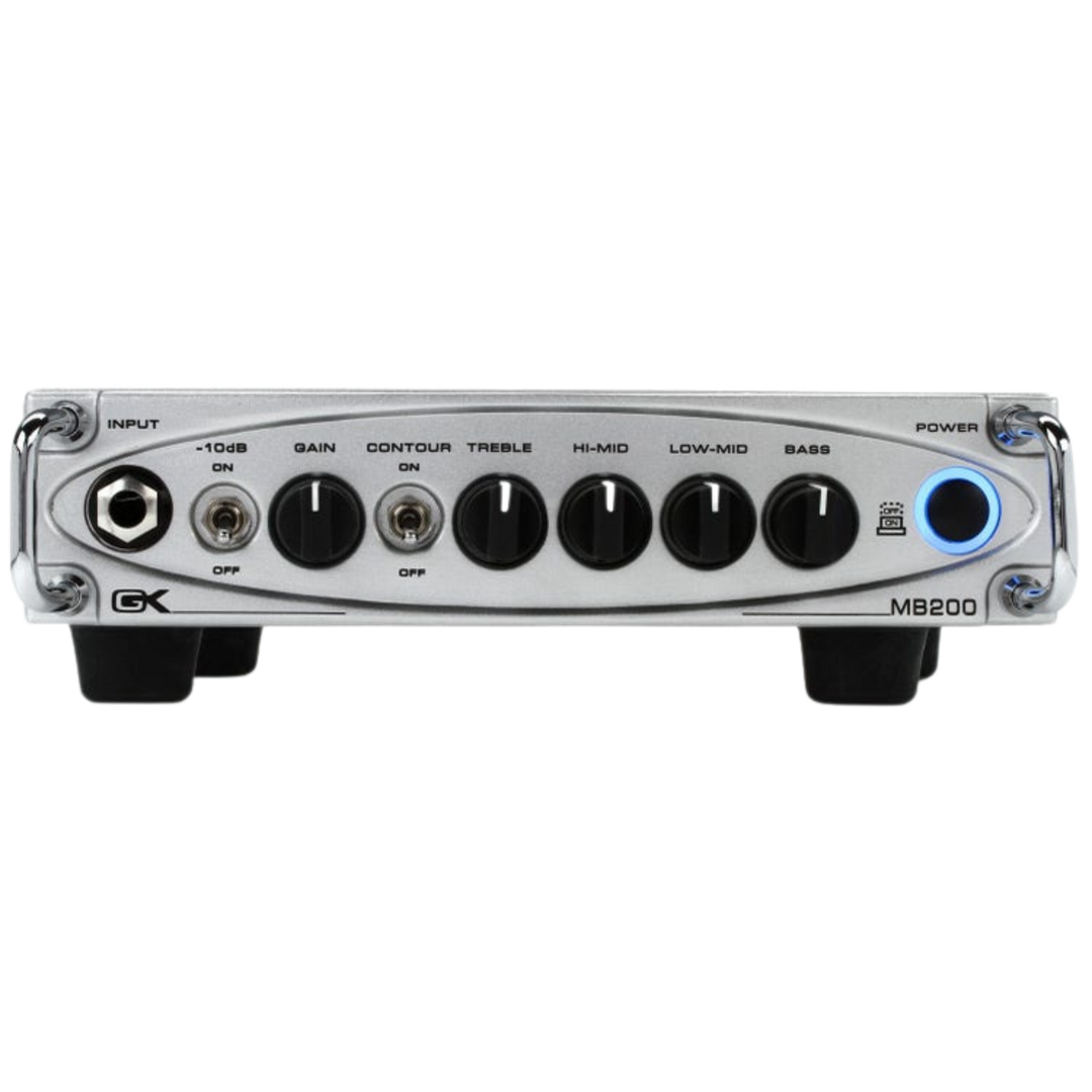 Gallien-Krueger MB 200 - Amplificador de Bajo | Los cabezales de la Serie MB ofrecen un rendimiento óptimo, siendo ligeros y compactos, de manera que caben fácilmente en la funda de tu bajo. Cada cabezal cuenta con carcasa de aluminio, fuentes de alimenta