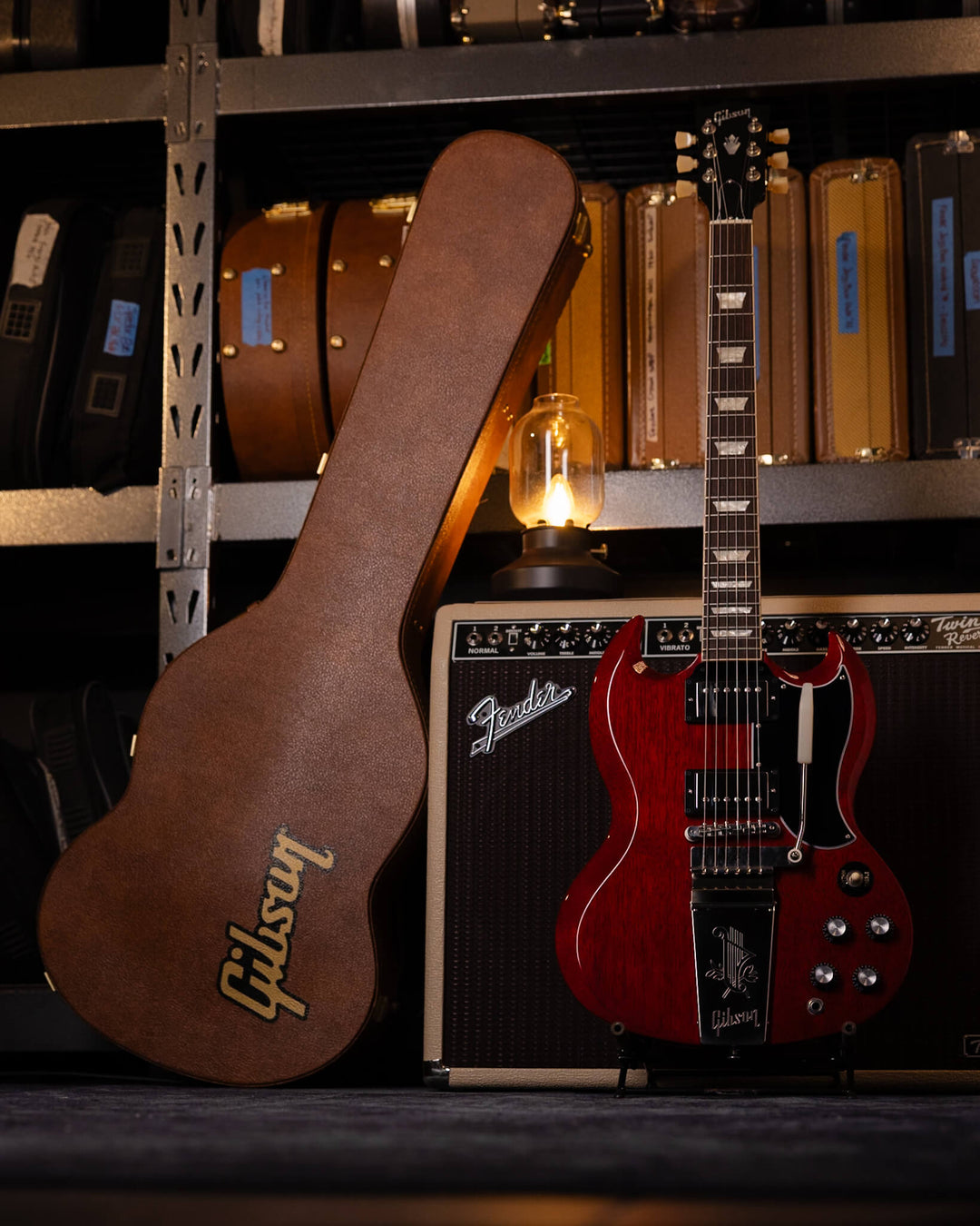 Gibson SG 64" Standard Reissue, Heavy Aged Faded Cherry 2020