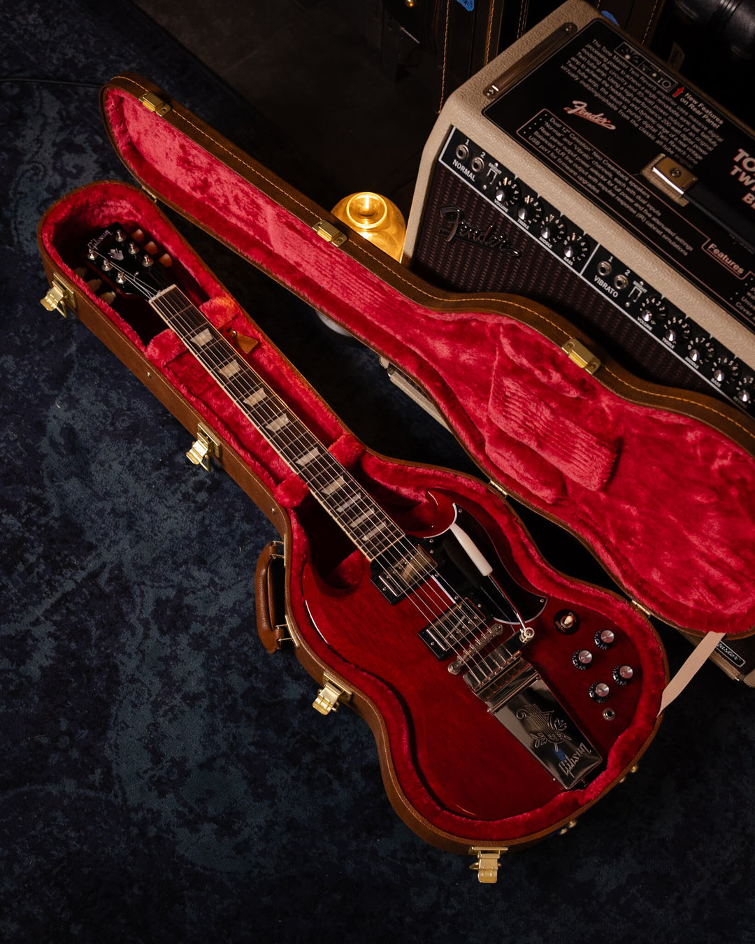Gibson SG 64" Standard Reissue, Heavy Aged Faded Cherry 2020