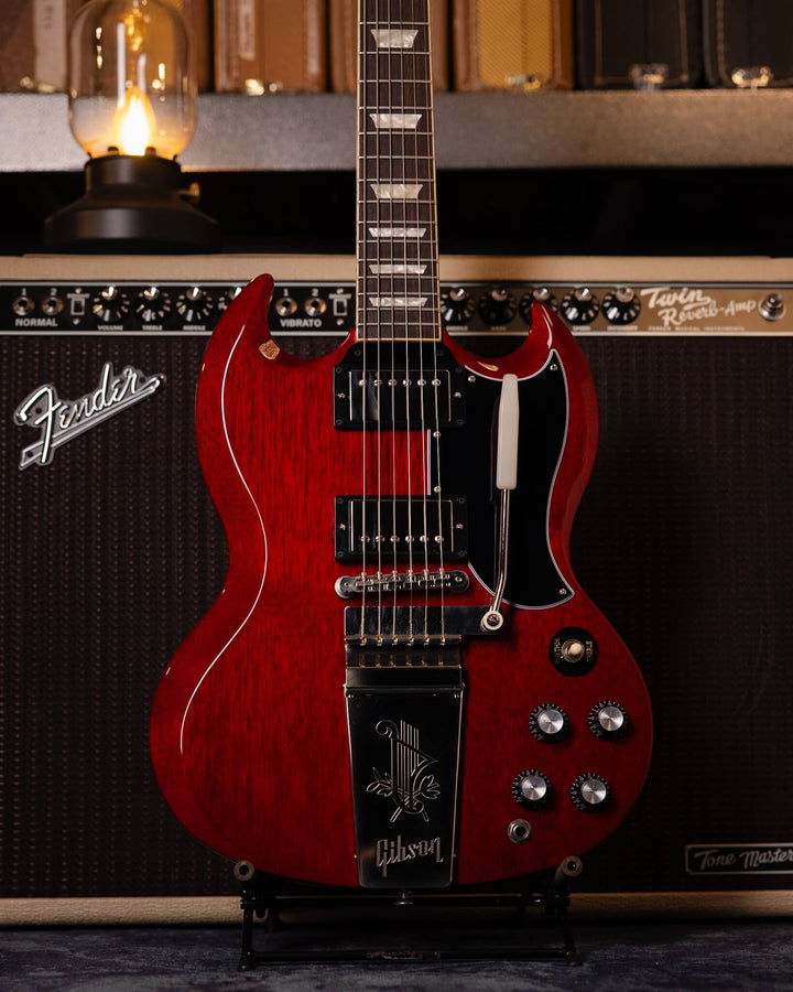 Gibson SG 64" Standard Reissue, Heavy Aged Faded Cherry 2020
