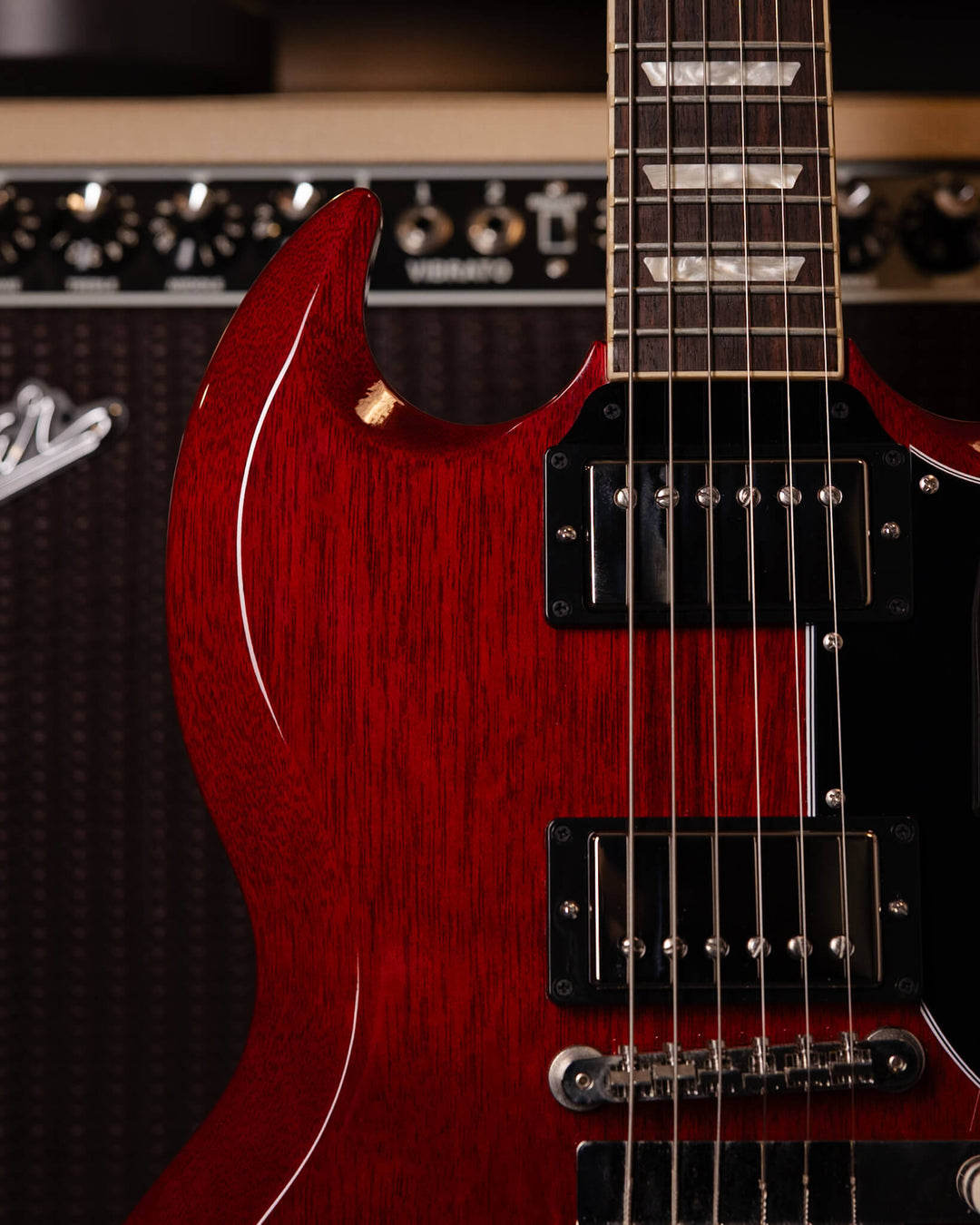 Gibson SG 64" Standard Reissue, Heavy Aged Faded Cherry 2020