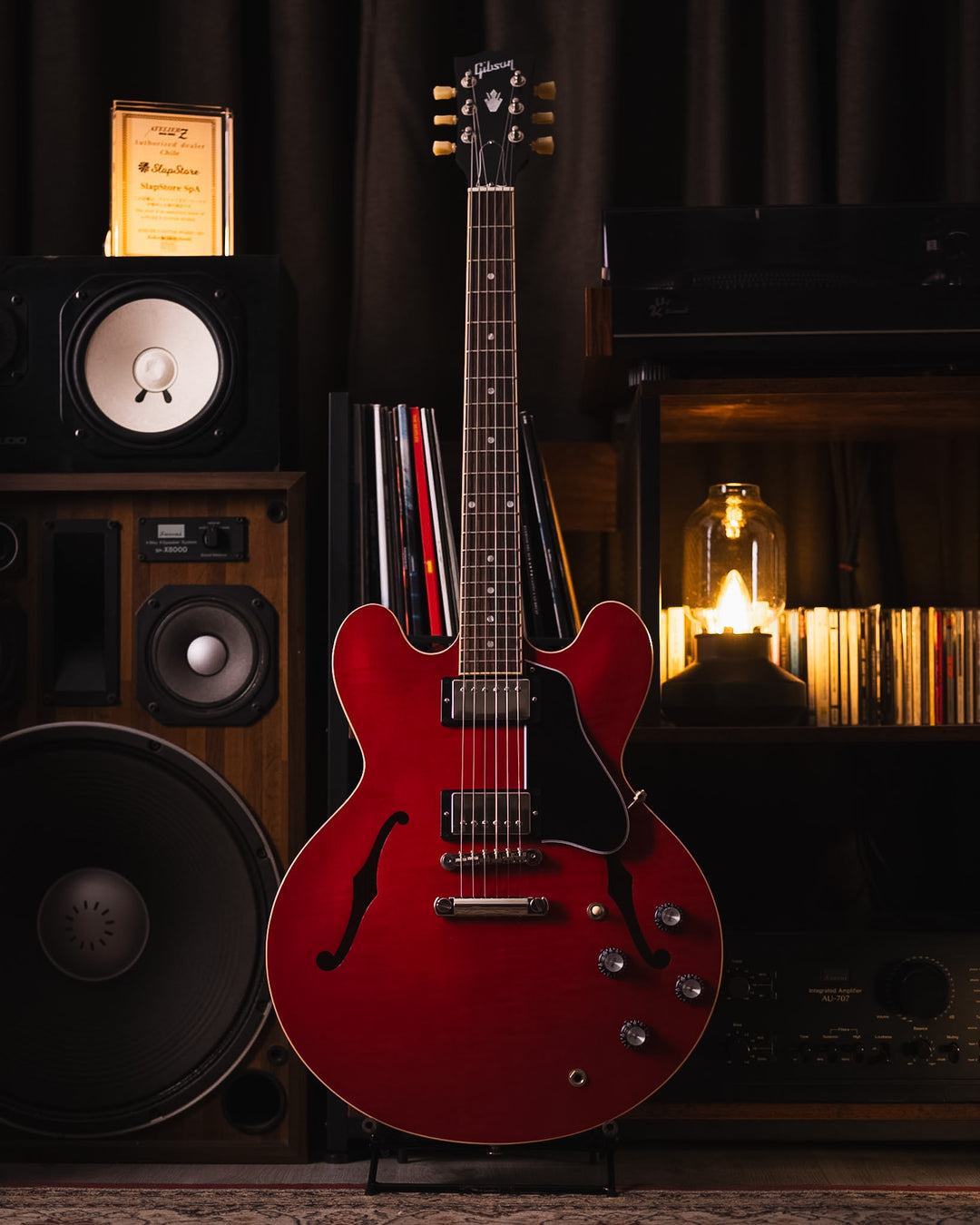 Gibson ES-335 Cherry Red Satin 2026 - Guitarra Eléctrica