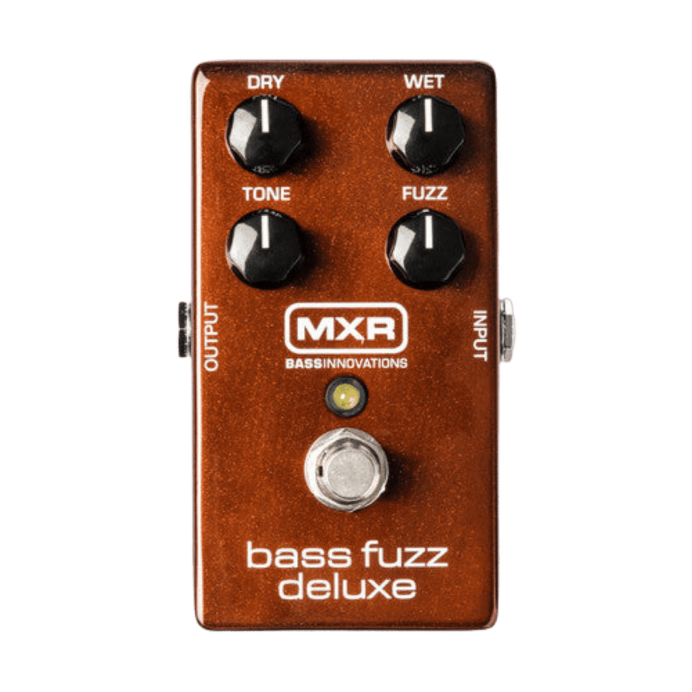MXR® BASS FUZZ DELUXE - Pedal de Bajo | El Bass Fuzz Deluxe ofrece enormes tonos de Fuzz sin sacrificar el impacto y la claridad de la señal original gracias a los controles separados de nivel Wet and Dry. Para crear el MXR Bass Fuzz Deluxe, desenterramos