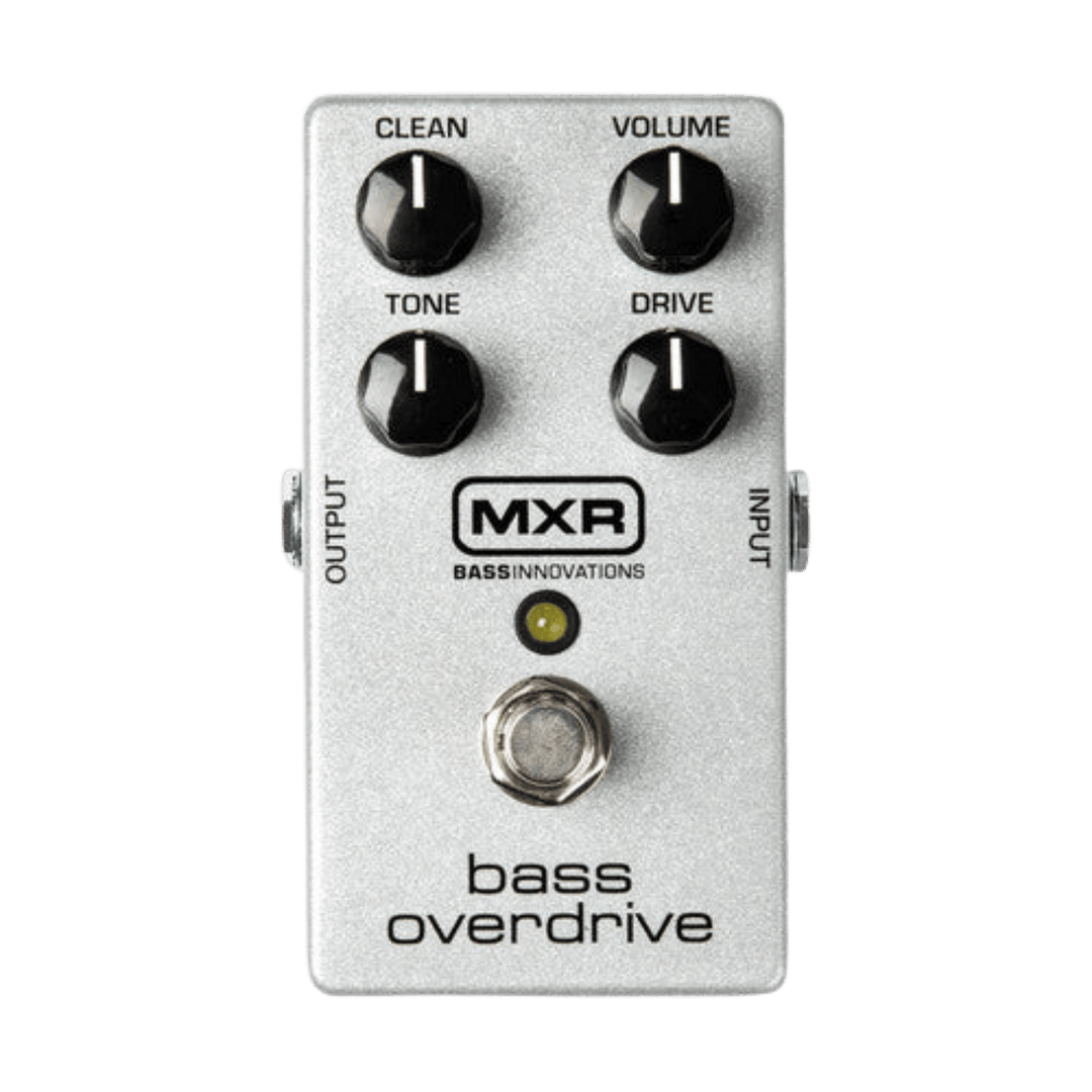 MXR® BASS OVERDRIVE - Pedal de Bajo | El Bass Overdrive ofrece tonos sobrecargados con un control Clean para mezclarse con una señal limpia de ecualización preestablecida. El MXR Bass Overdrive tiene un diseño original que ofrece un overdrive cálido y sim