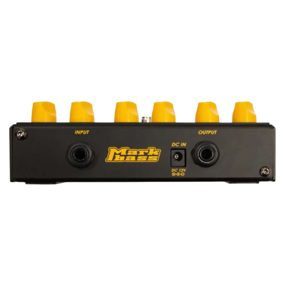 Markbass Compressore - Pedal de Bajo | Después del gran éxito del cabezal Little Mark Vintage, que marcó una nueva era de Markbass, diseñamos el MARK VINTAGE PRE, un nuevo pedal de preamplificador a tubos, REAL TRUE BYPASS, listo para convertirse en una h