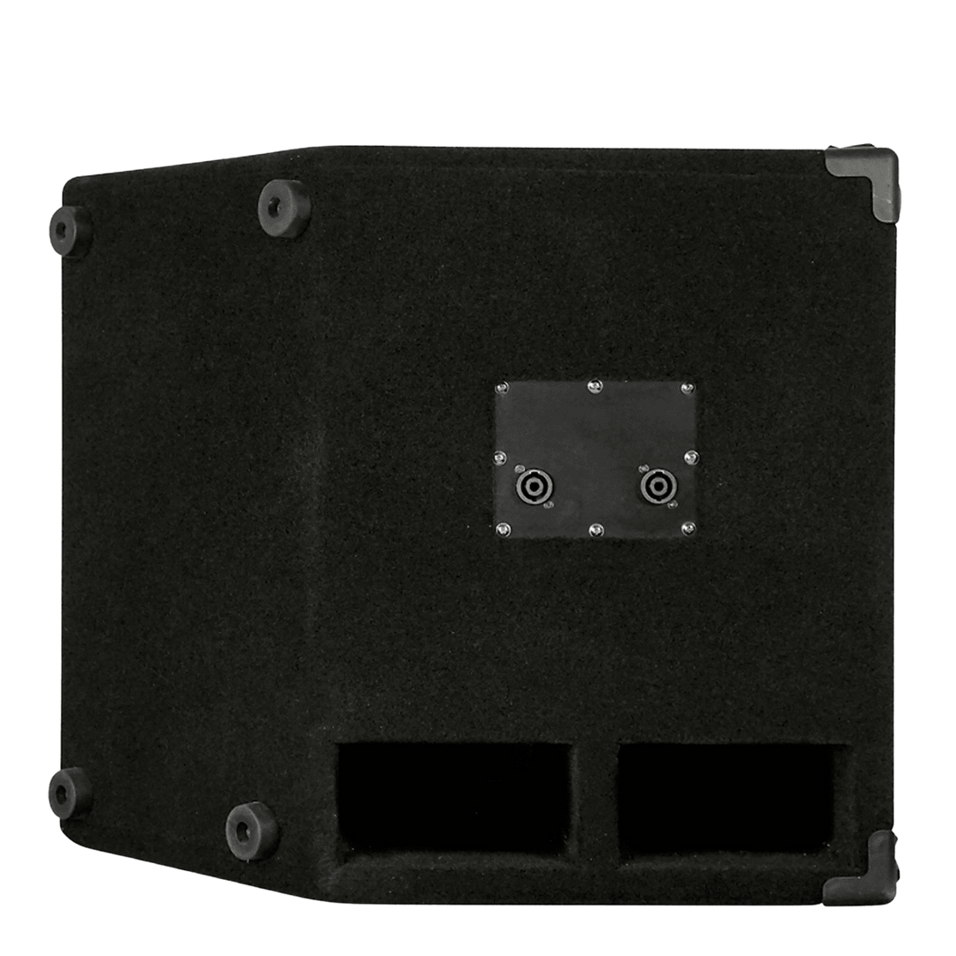 Markbass Marcus Miller 102 - Gabinete de Bajo | "My signature Markbass cabinets have a really fat low end thanks to the rear-ported design - and the highs are ultra focused thanks to brand new 1 inch "Voice Coil" tweeter. Also the angled cabinet design al