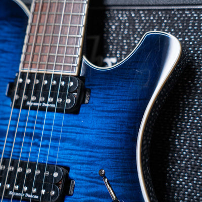 Mayones Legend 7 2-tone Blue Burst 2016 - Guitarra Eléctrica