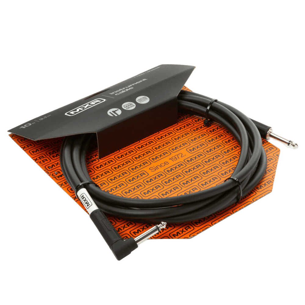MXR DCIS10R - Cable de instrumento 3 metros (Straight / Angled) | Los cables de instrumento MXR son diseñados por músicos para músicos, siempre teniendo en mente tono y durabilidad. Es por esto que los cables MXR están diseñados para traducir el tono desd