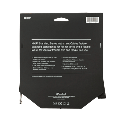 MXR DCIS10R - Cable de instrumento 3 metros (Straight / Angled)