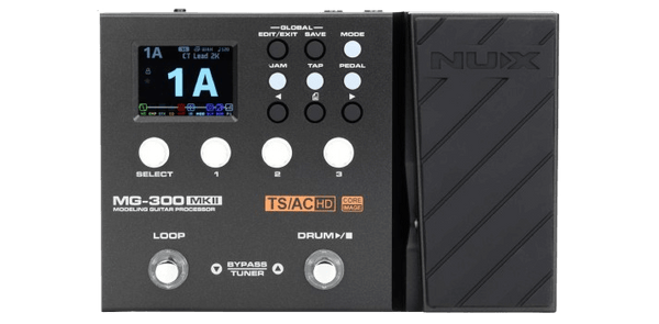 Nux MG300 MKII - Pedalera multiefecto para guitarra | Gearhub 🌶️