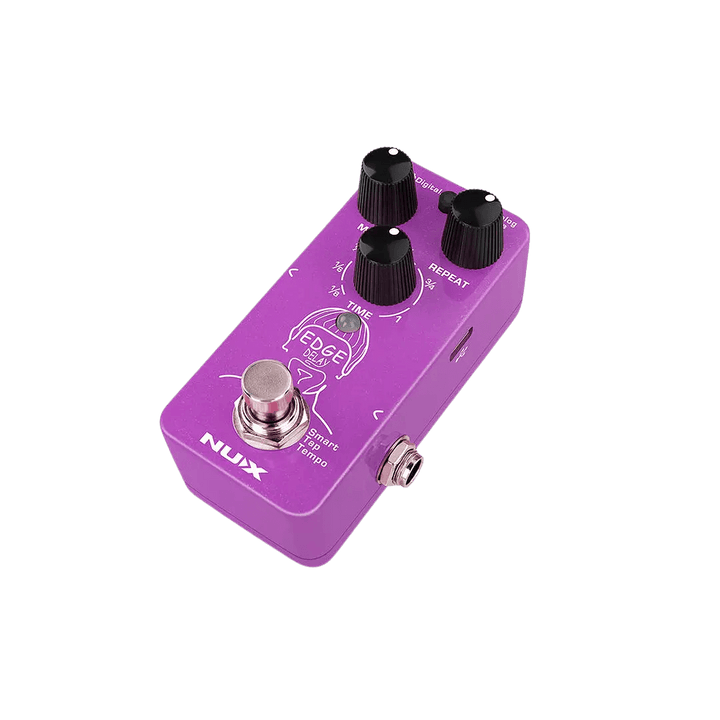 Nux Edge Delay - Pedal de guitarra | The Edge Delay le proporciona 3 Delays únicos, cada uno incluye un control preciso sobre su carácter sónico y su sensación. Delays digitales claros y con calidad de estudio. Sonidos saturados y fluctuantes de las máqui