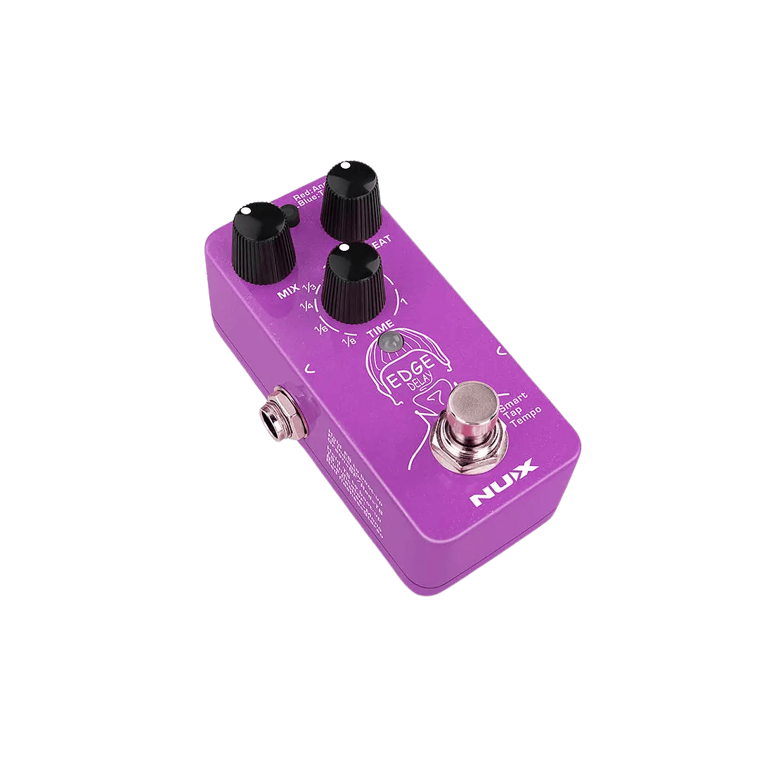 Nux Edge Delay - Pedal de guitarra | The Edge Delay le proporciona 3 Delays únicos, cada uno incluye un control preciso sobre su carácter sónico y su sensación. Delays digitales claros y con calidad de estudio. Sonidos saturados y fluctuantes de las máqui