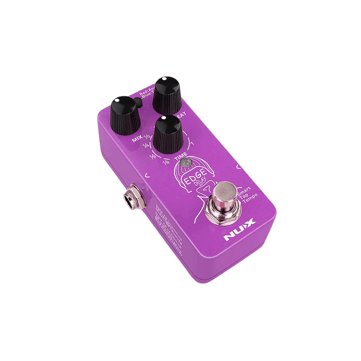 Nux Edge Delay - Pedal de guitarra | The Edge Delay le proporciona 3 Delays únicos, cada uno incluye un control preciso sobre su carácter sónico y su sensación. Delays digitales claros y con calidad de estudio. Sonidos saturados y fluctuantes de las máqui