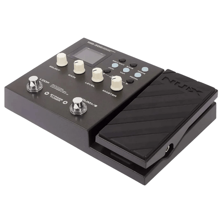 Nux MG300 - Pedalera multiefecto para guitarra | ¡Ingresa al NUX MG-300, el modelador que te dejará boquiabierto! El bloque de preefectos recrea a la perfección el increíble sonido característico de los pedales analógicos reales de overdrive/distorsión. -