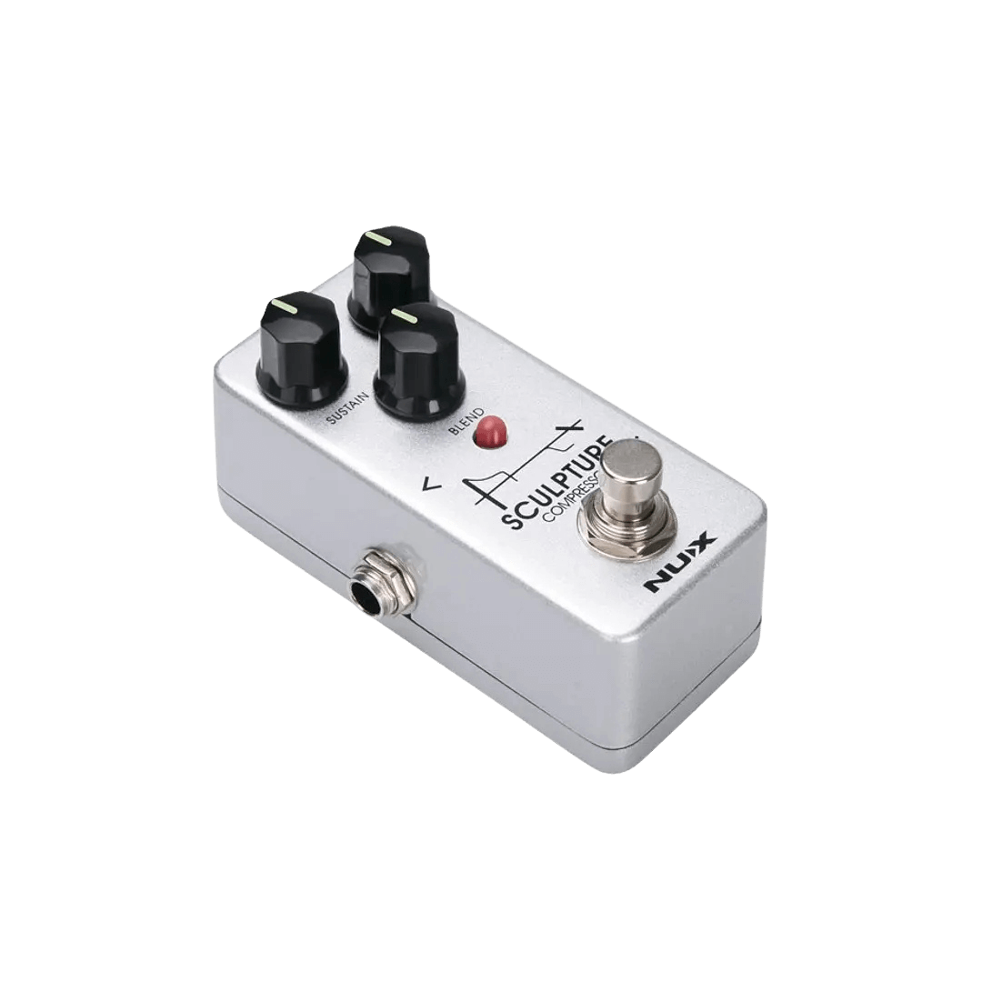 Nux Sculpture NCP-2 (Compresor) - Pedal de guitarra | Descubre el pedal NUX Sculpture Compressor (NCP-2), tu aliado para conseguir un nivel de salida de volumen consistente y afilar las señales en sus bordes superior e inferior. Al tocar la guitarra, limp