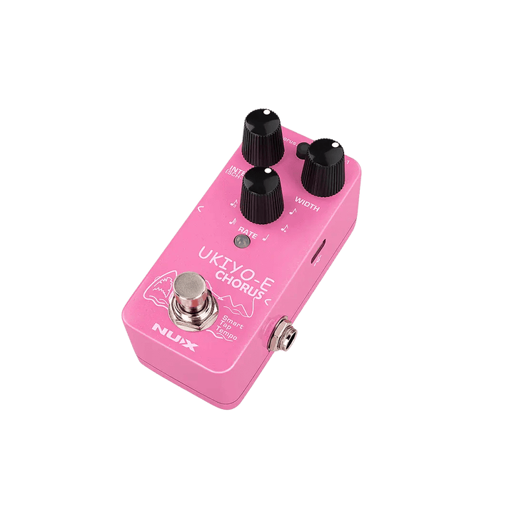Nux Ukiyo-E Chorus - Pedal de guitarra | UKIYO-E CHORUS (NCH-4) es un mini pedal de chorus con 3 modelos de chorus diferentes, incluidos ST Chorus, SCH-1 y CE-1. Puede cambiar los modelos tocando el interruptor de toque. El coro analógico de la vieja escu